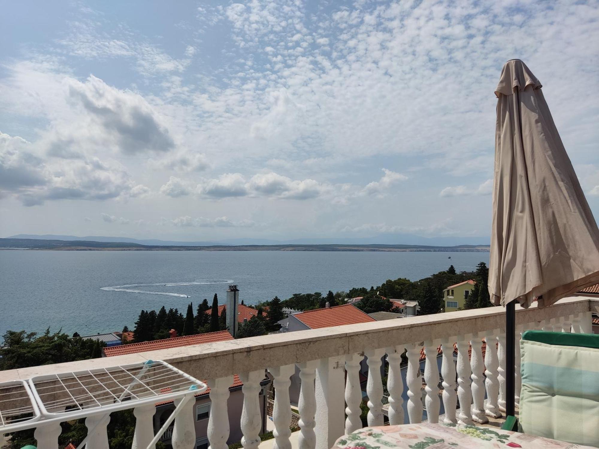 Panorama View Close Sandy Beach 100M To Talasoterapija, Crikvenica Exterior photo
