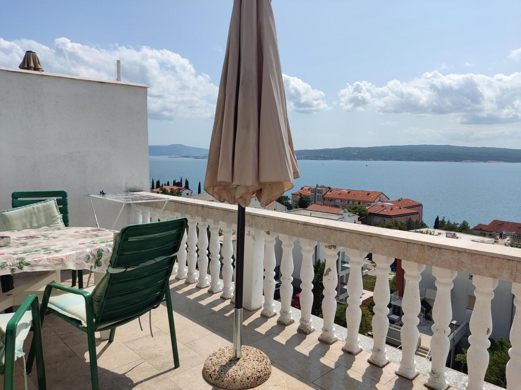 Panorama View Close Sandy Beach 100M To Talasoterapija, Crikvenica Exterior photo