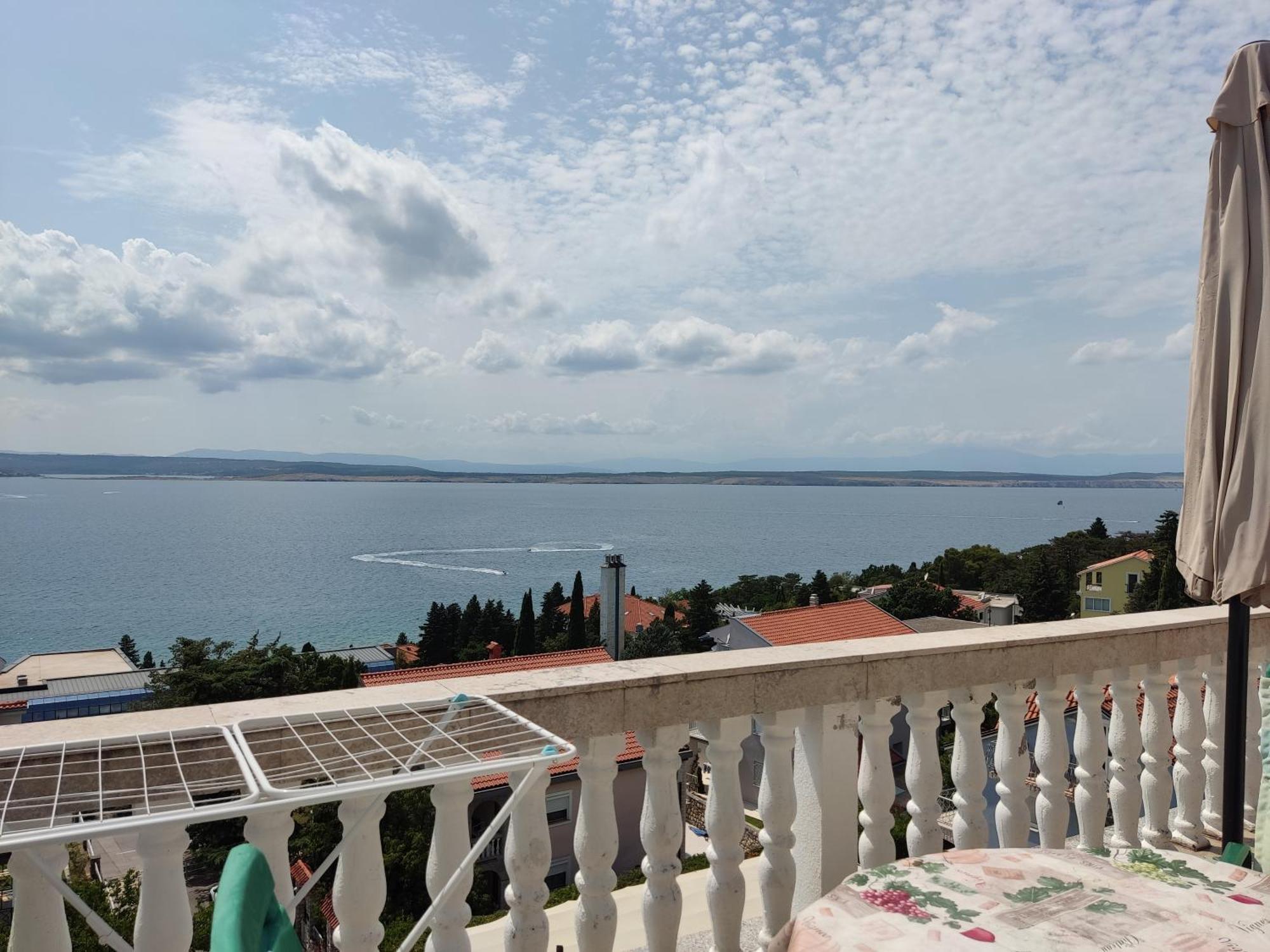 Panorama View Close Sandy Beach 100M To Talasoterapija, Crikvenica Exterior photo